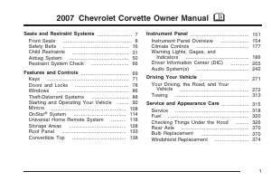 Manual Chevrolet Corvette (2007)