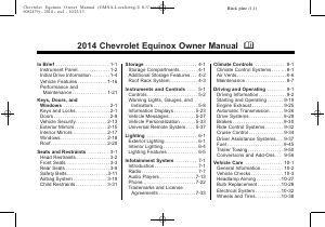 Handleiding Chevrolet Equinox (2014)