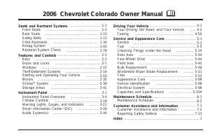 Manual Chevrolet Colorado (2006)