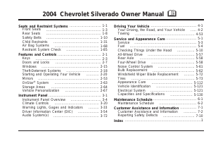 Manual Chevrolet Silverado (2004)