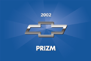 Handleiding Chevrolet Prizm (2002)