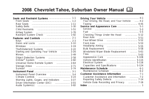 Manual Chevrolet Suburban (2008)