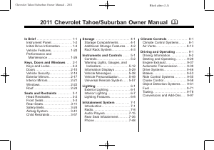 Manual Chevrolet Suburban (2011)