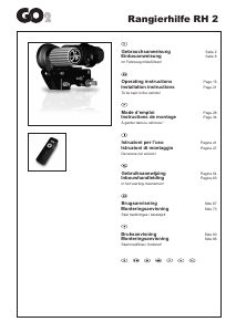 Manual GO2 RH2 Caravan Manoeuvring System