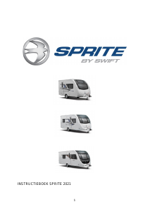 Handleiding Sprite Cruzer SR (2021) Caravan