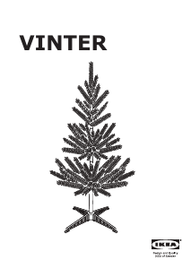 Használati útmutató IKEA VINTER 2021 (104.983.96) Karácsonyfa