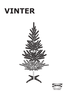 Наръчник IKEA VINTER 2021 (504.983.99) Коледна елха