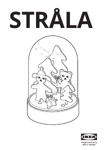 Priručnik IKEA STRALA (905.047.70) Božićni ukras