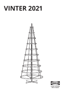 Handleiding IKEA VINTER 2021 (705.040.78) Kerstversiering