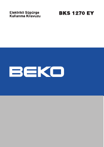 Kullanım kılavuzu BEKO BKS 1270 Y Elektrikli süpürge