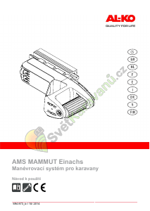 Manuál AL-KO AMS2 Mammut Einachs Manévrovací systém pro karavan