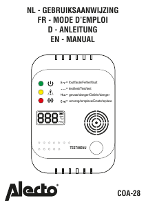 Manual Alecto COA-28 Carbon Monoxide Detector
