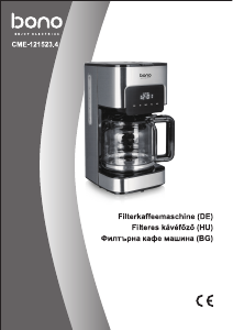 Bedienungsanleitung Bono CME-121523.4 Kaffeemaschine