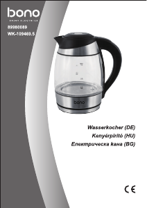 Bedienungsanleitung Bono WK-109469.5 Wasserkocher