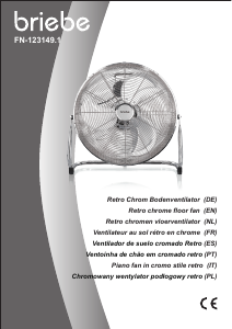 Manual de uso Briebe FN-123149.1 Ventilador