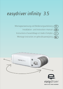 Manual Easydriver Inifinity 3.5 Caravan Manoeuvring System