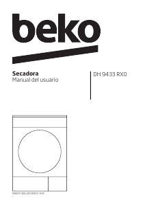 Manual de uso BEKO DH 9433 RX0 Secadora