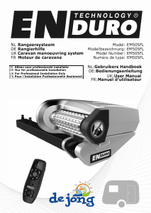 Manual Enduro EM505FL Caravan Manoeuvring System