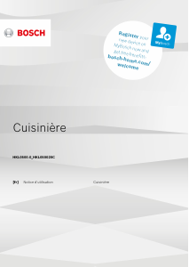 Mode d’emploi Bosch HKL050020 Cuisinière