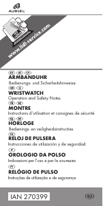 Manual de uso Auriol IAN 270399 Reloj de pulsera