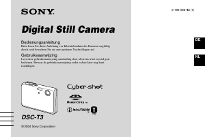Bedienungsanleitung Sony Cyber-shot DSC-T3 Digitalkamera