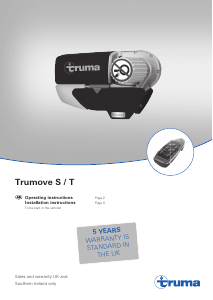 Manual Truma Trumove S Caravan Manoeuvring System