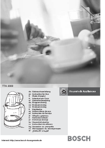 Használati útmutató Bosch TTA2009 Teafőző