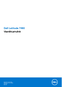 Priručnik Dell Latitude 7480 Prijenosno računalo