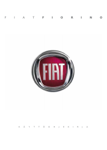 Käyttöohje Fiat Fiorino (2012)