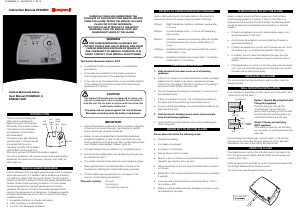 Manual Honeywell SF450EN Carbon Monoxide Detector