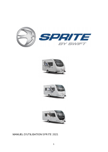 Mode d’emploi Sprite Cruzer SR (2021) Caravane