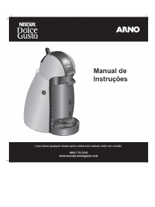 Manual Arno PJ1006B1 Nescafe Dolce Gusto Piccolo Máquina de café