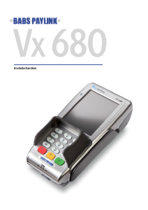 Bruksanvisning Babs Paylink VX 680 Betalterminal
