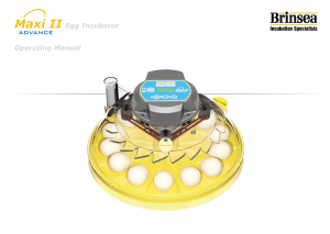 Manual Brinsea Maxi II Advance Incubator