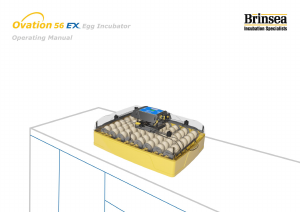 Handleiding Brinsea Ovation 56 EX Broedmachine