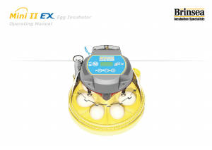 Manual Brinsea Mini II EX Incubator