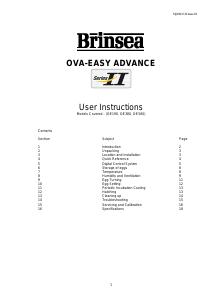 Handleiding Brinsea Ova-Easy 190 Broedmachine