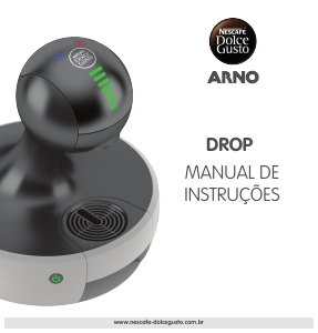 Manual Arno PJ350554 Nescafe Dolce Gusto Drop Máquina de café