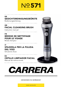 Manual de uso Carrera CRR-571 Cepillo de limpieza facial