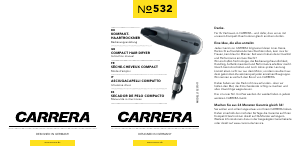 Manual Carrera CRR-532 Hair Dryer