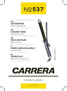 Manual de uso Carrera CRR-537 Moldeador