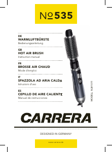 Manual de uso Carrera CRR-535 Moldeador