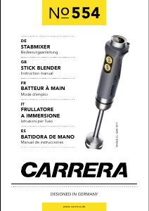Manuale Carrera CRR-554 Frullatore a mano
