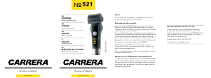 Manual de uso Carrera CRR-521 Afeitadora