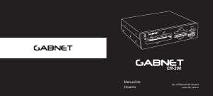 Manual de uso Gabnet CR-200 Lector de tarjetas