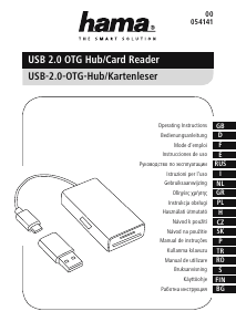 Manual Hama 00054141 Cititor de carduri