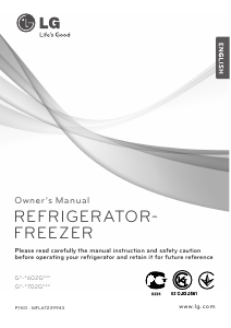 Manual LG GN-M702GAHW Fridge-Freezer