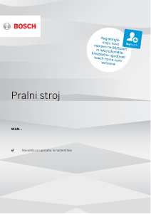 Priročnik Bosch WAN20060BY Pralni stroj