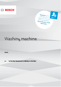 Manual Bosch WAN280L7SN Washing Machine