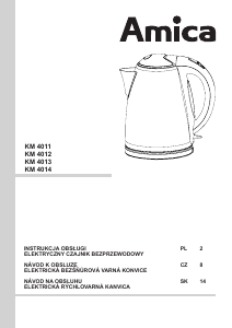 Instrukcja Amica KM 4013 Czajnik